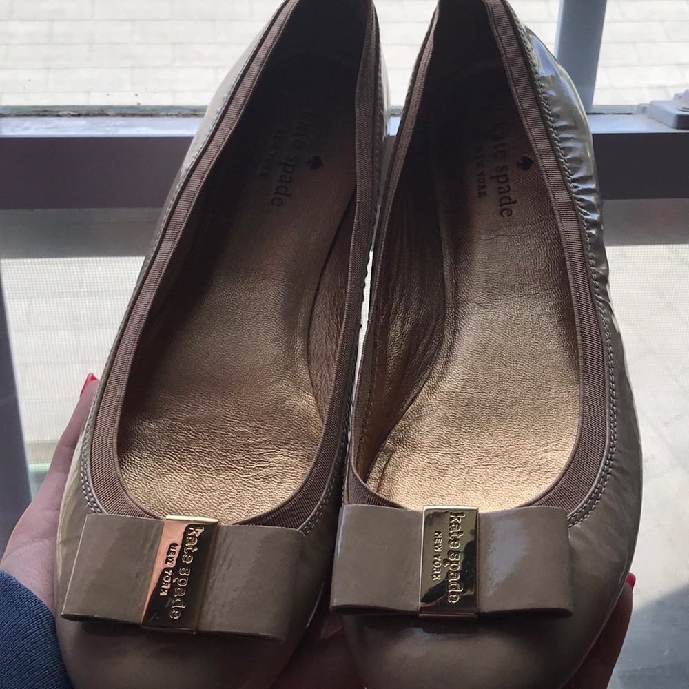 kate spade flats used twice